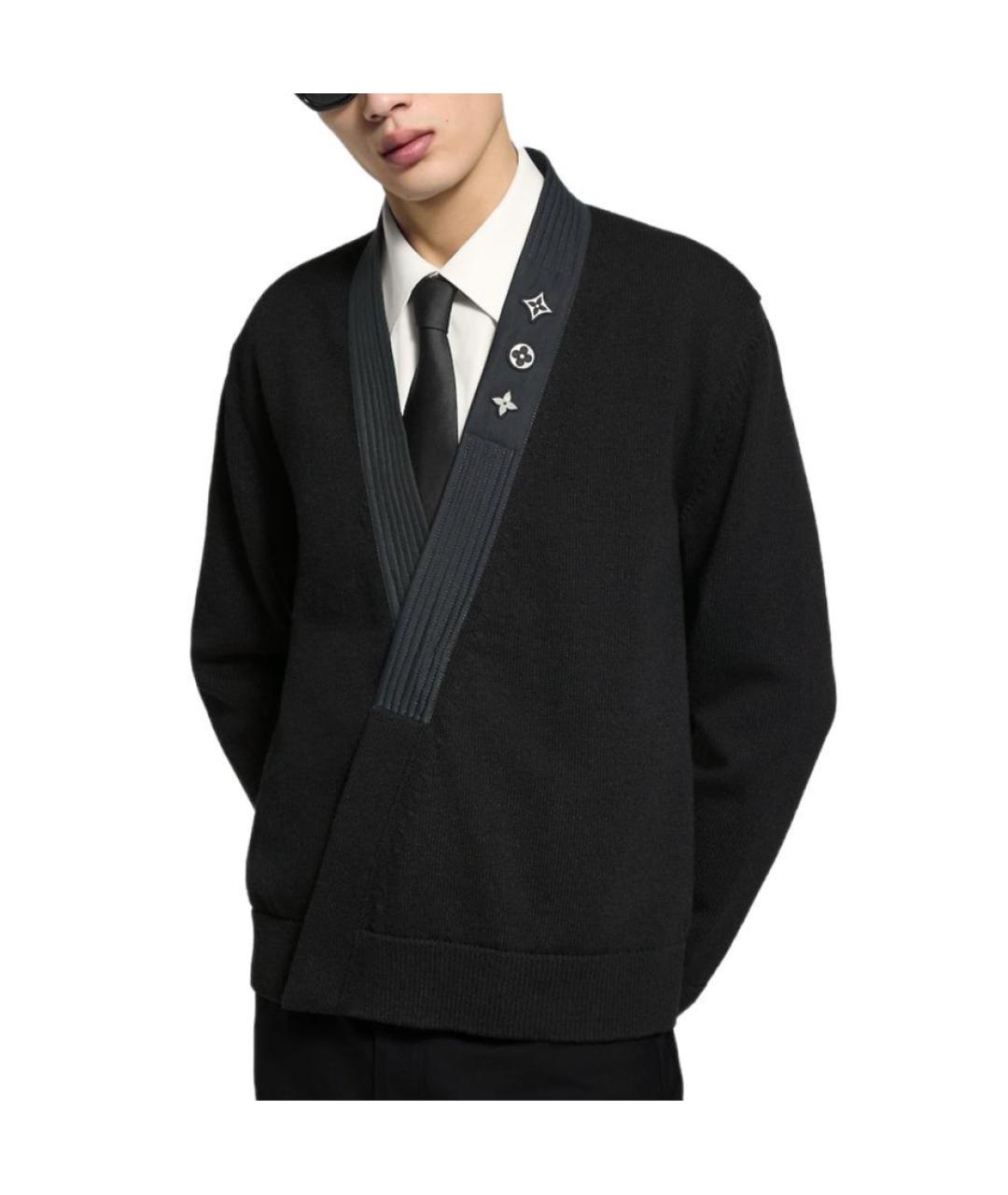 LOUIS VUITTON Черный джемпер / свитер, фото 4