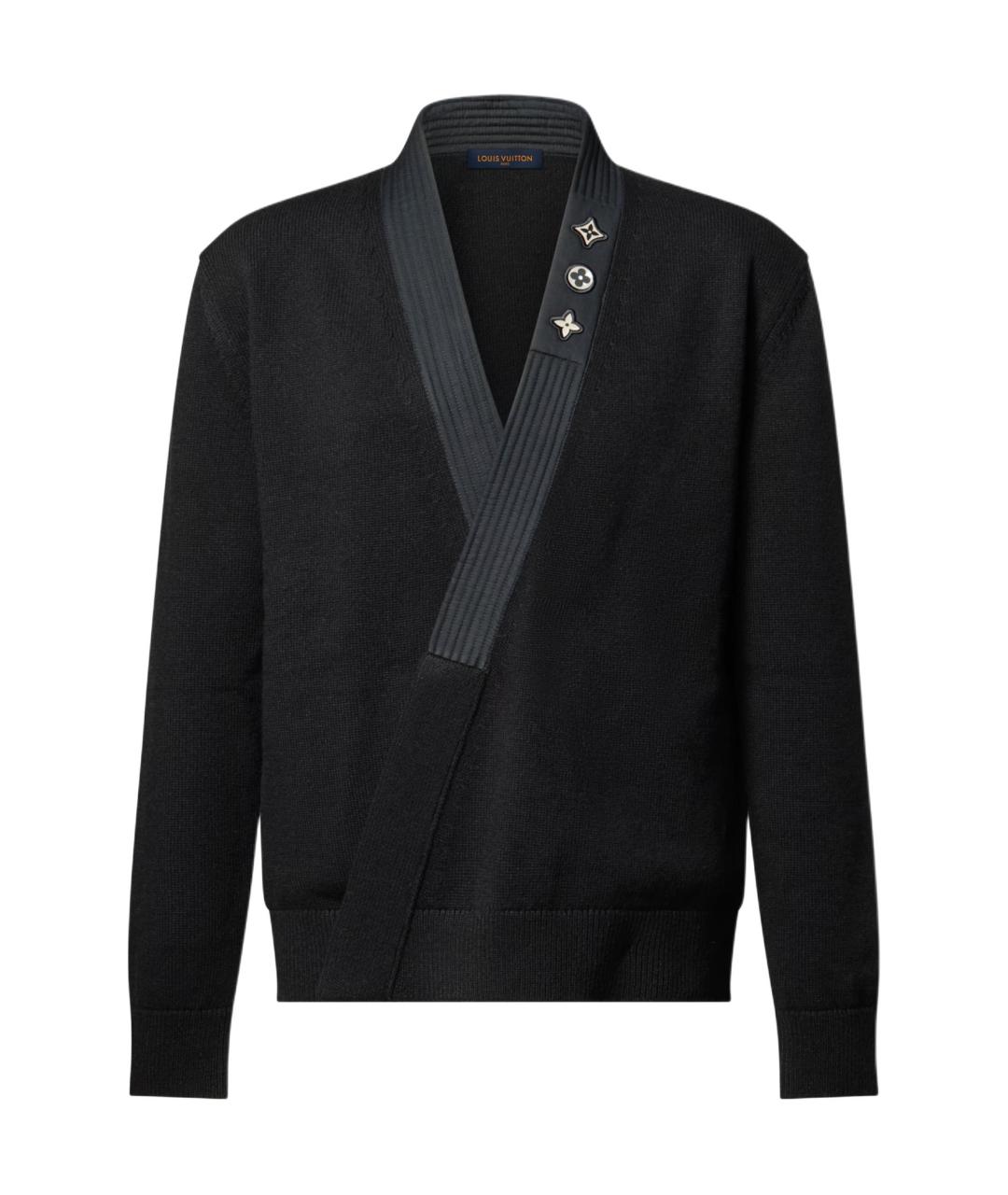 LOUIS VUITTON Черный джемпер / свитер, фото 1