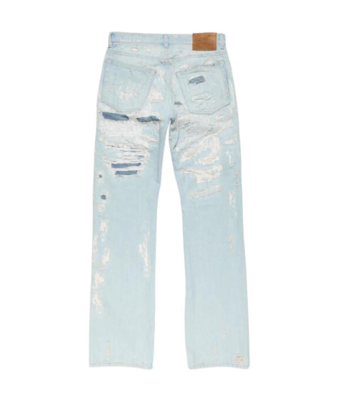 ACNE STUDIOS Голубые прямые джинсы, фото 2