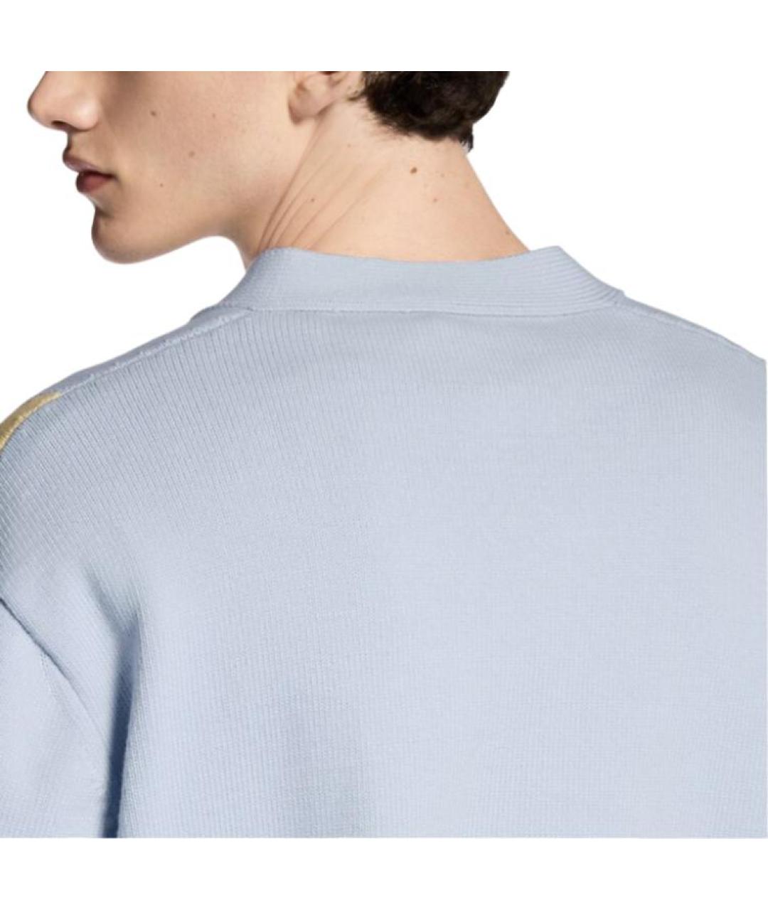 LOUIS VUITTON Голубой кардиган, фото 2