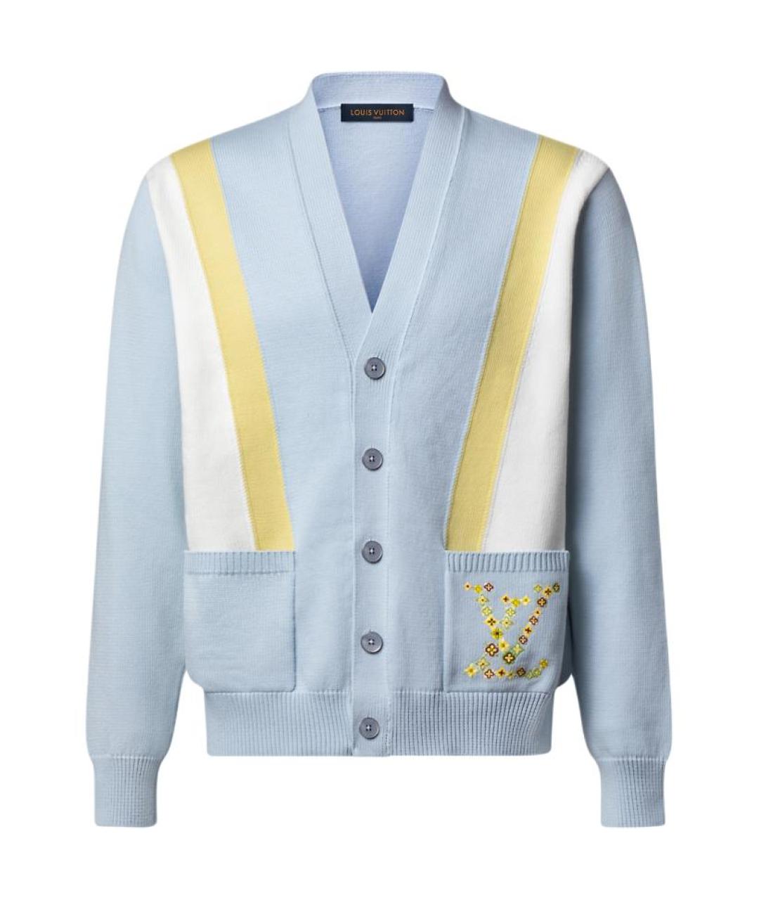 LOUIS VUITTON Голубой кардиган, фото 1