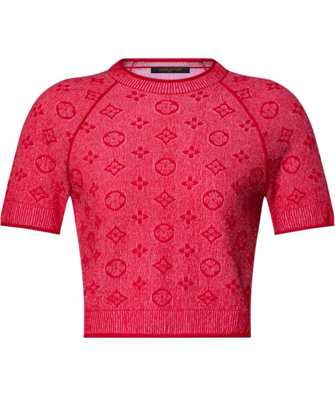 LOUIS VUITTON Розовый джемпер / свитер, фото 1