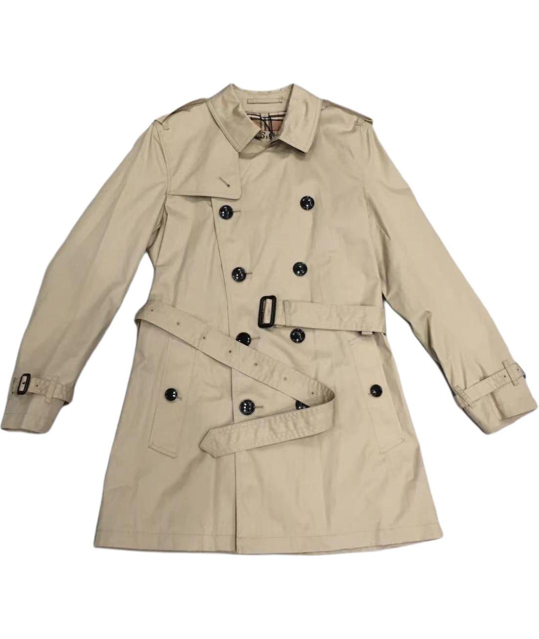 BURBERRY Хаки тренч / плащ, фото 1