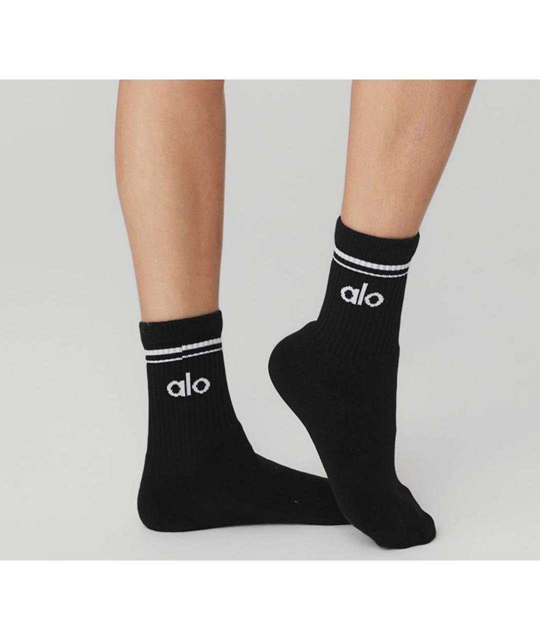 ALO YOGA Черные носки, чулки и колготы, фото 2
