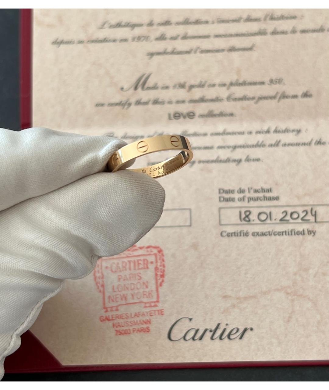 CARTIER Золотое кольцо из желтого золота, фото 6