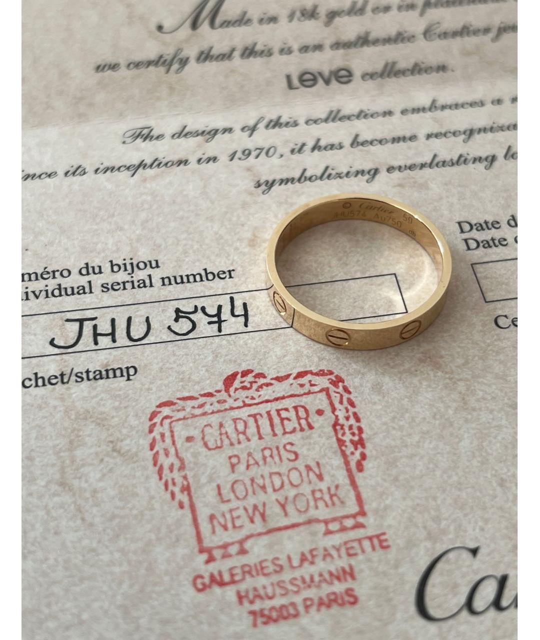 CARTIER Золотое кольцо из желтого золота, фото 5