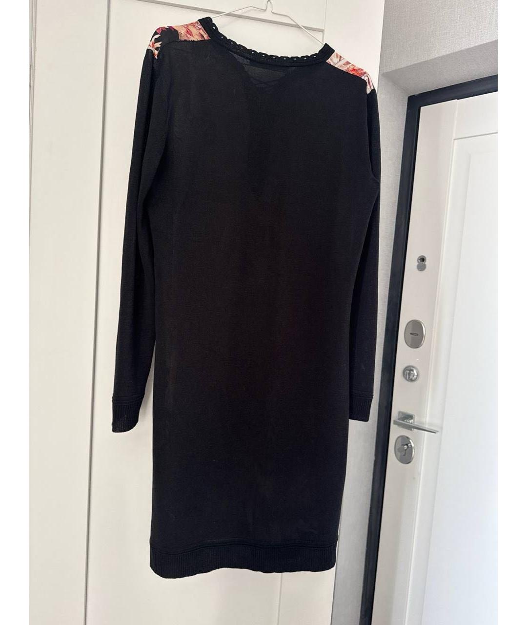 ROBERTO CAVALLI Мульти шелковое повседневное платье, фото 2