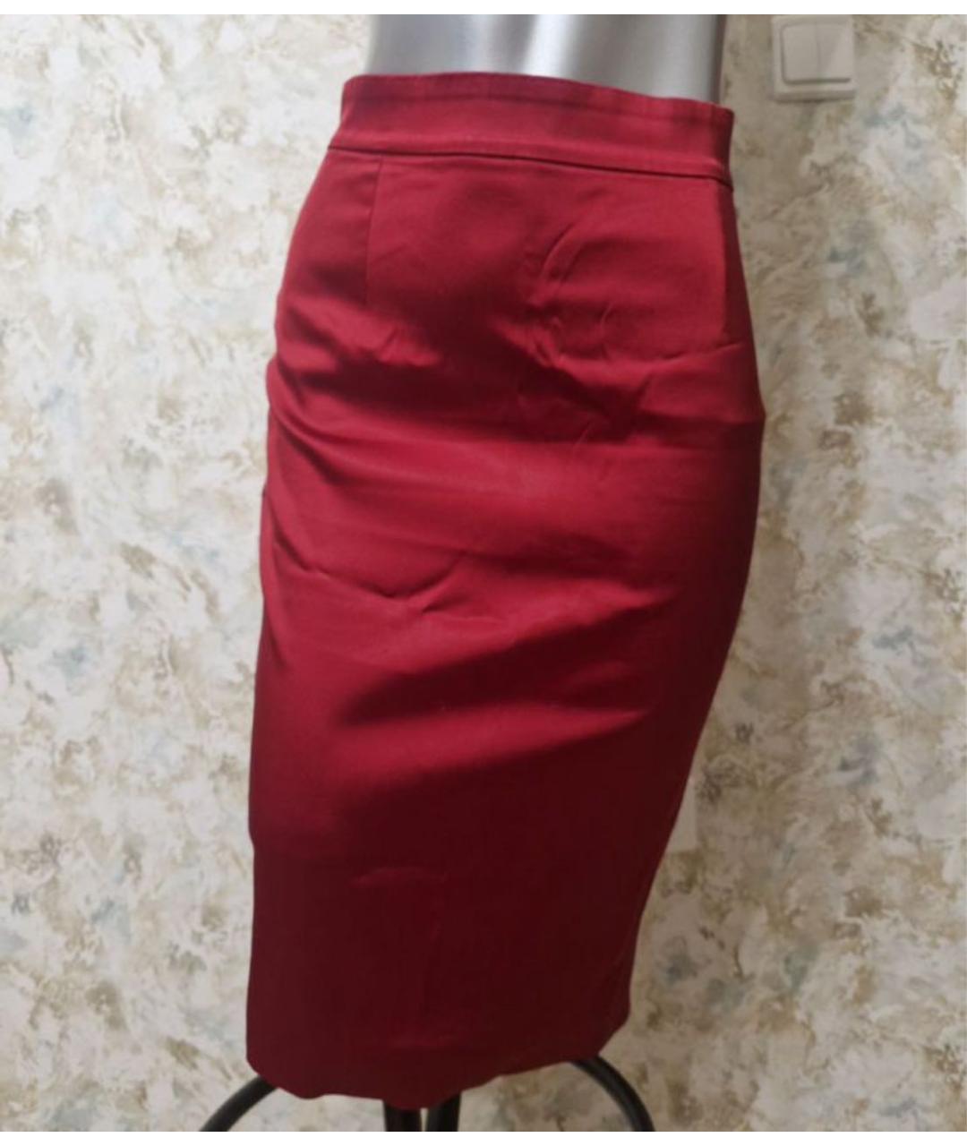 DOLCE&GABBANA Красная юбка миди, фото 9