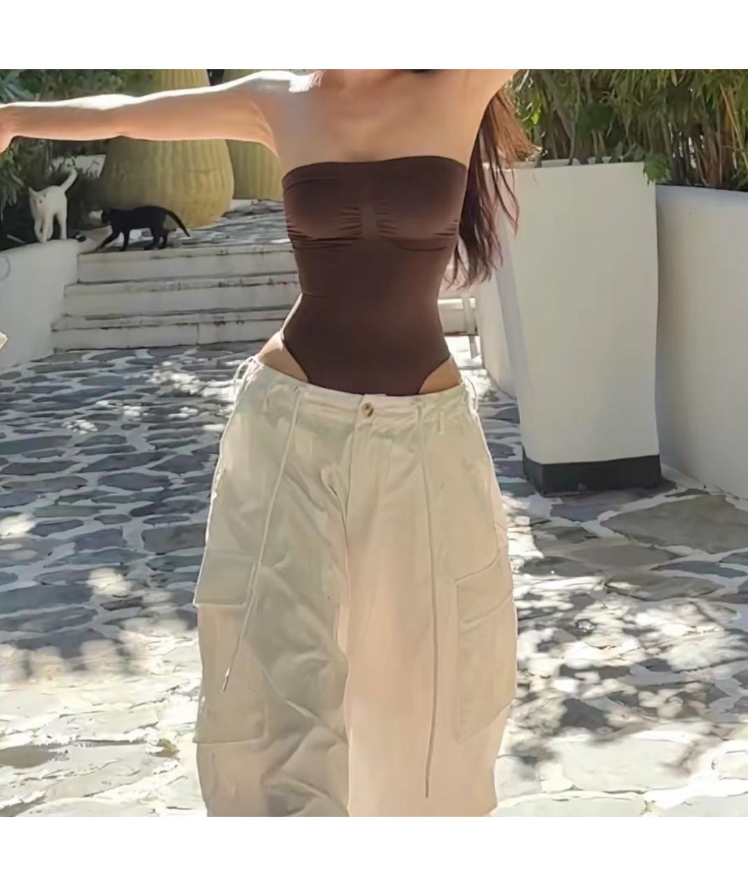 SKIMS Коричневое боди, фото 5