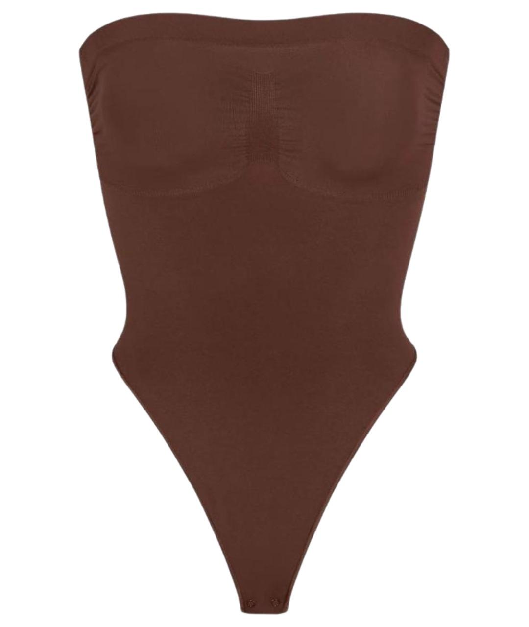 SKIMS Коричневое боди, фото 1