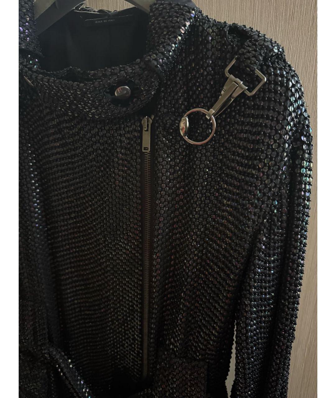 GUCCI Черный шелковый тренч/плащ, фото 3