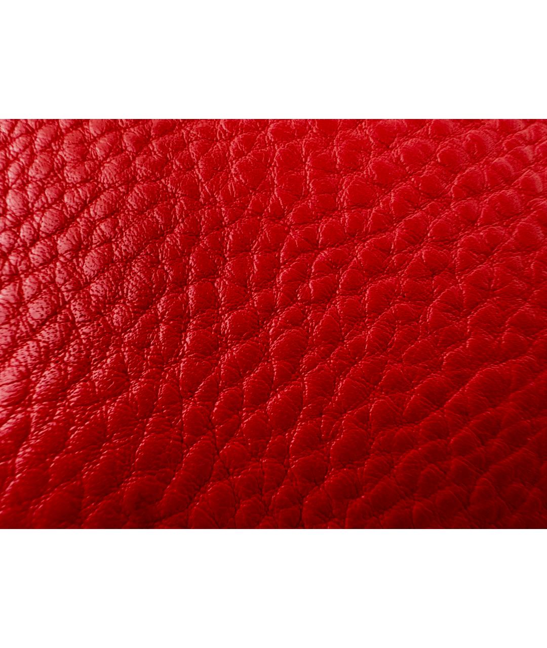 GUCCI Красная кожаная сумка через плечо, фото 5