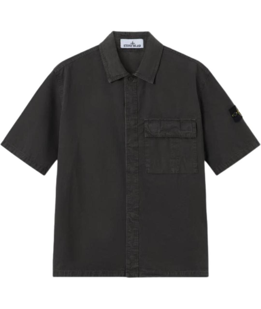 STONE ISLAND Серая классическая рубашка, фото 1