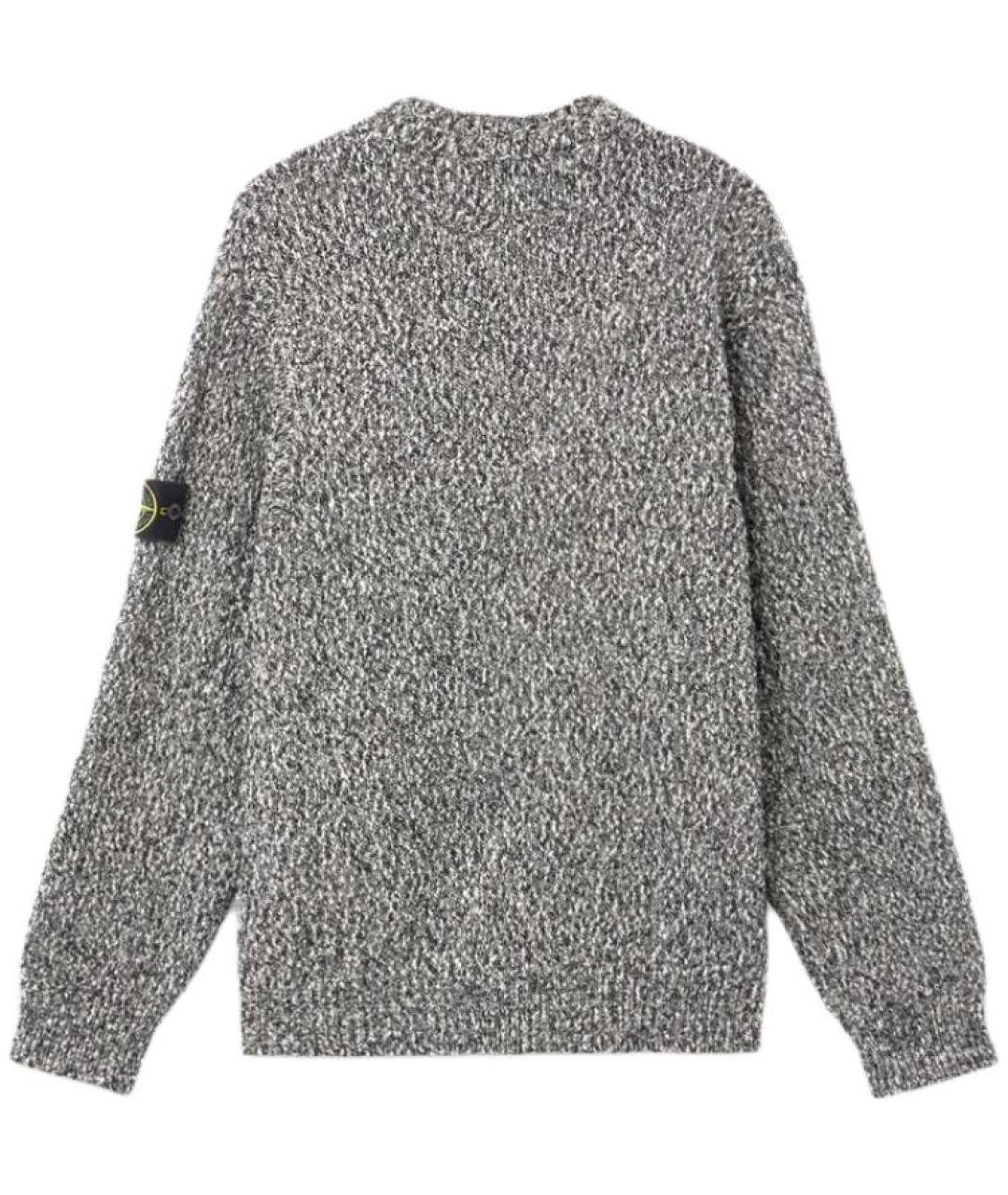 STONE ISLAND Серый джемпер / свитер, фото 2