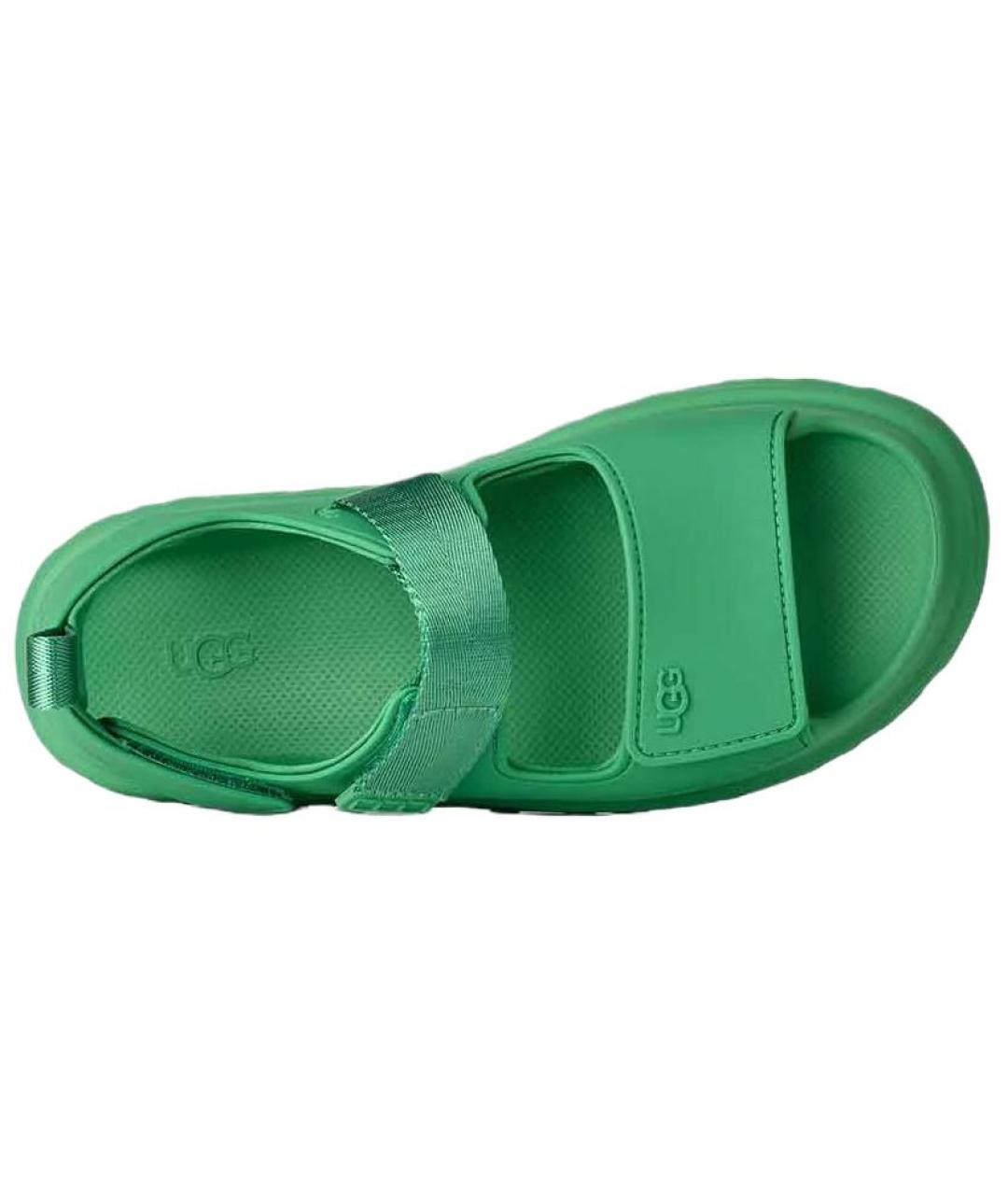 UGG AUSTRALIA Зеленые сандалии, фото 4