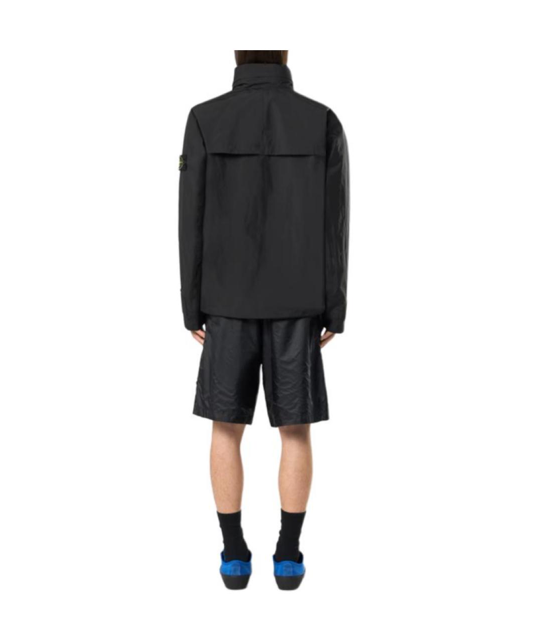 STONE ISLAND Черная куртка, фото 3