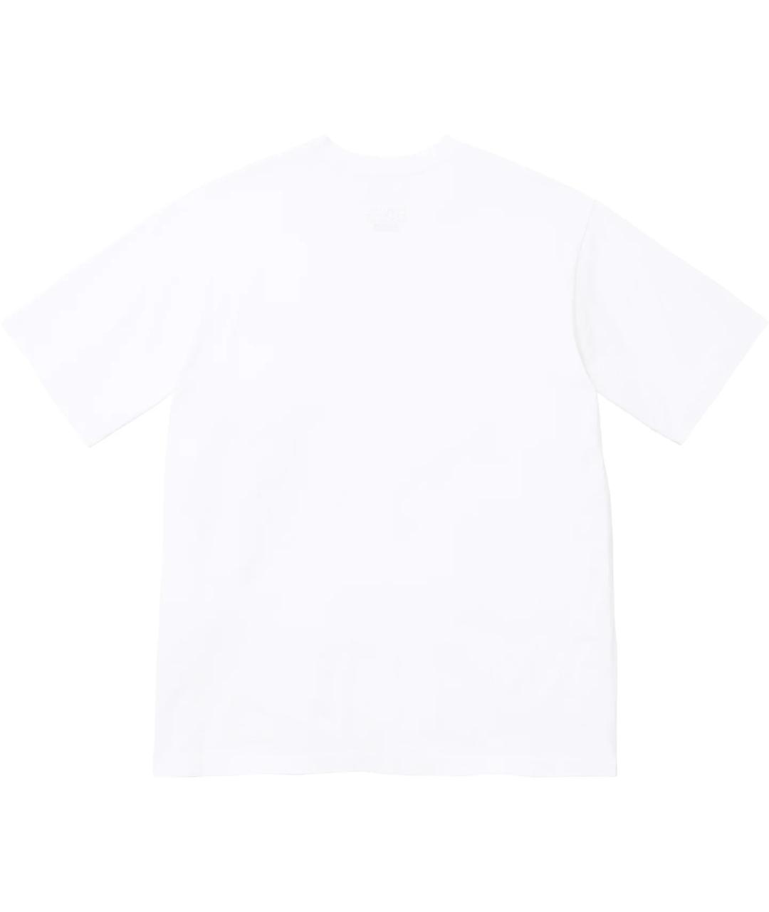 SUPREME Белая хлопковая футболка, фото 2