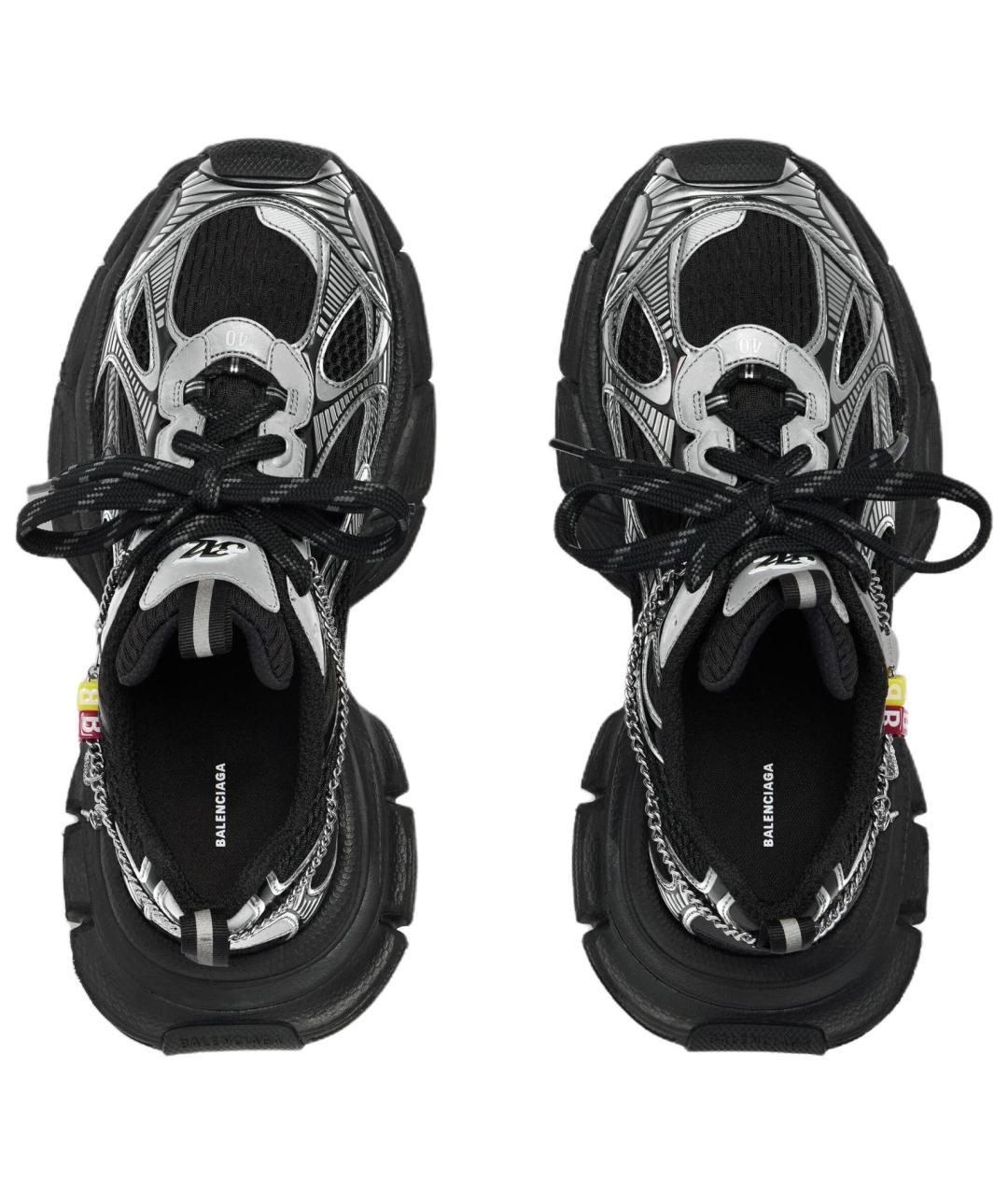 BALENCIAGA Черные кроссовки, фото 3