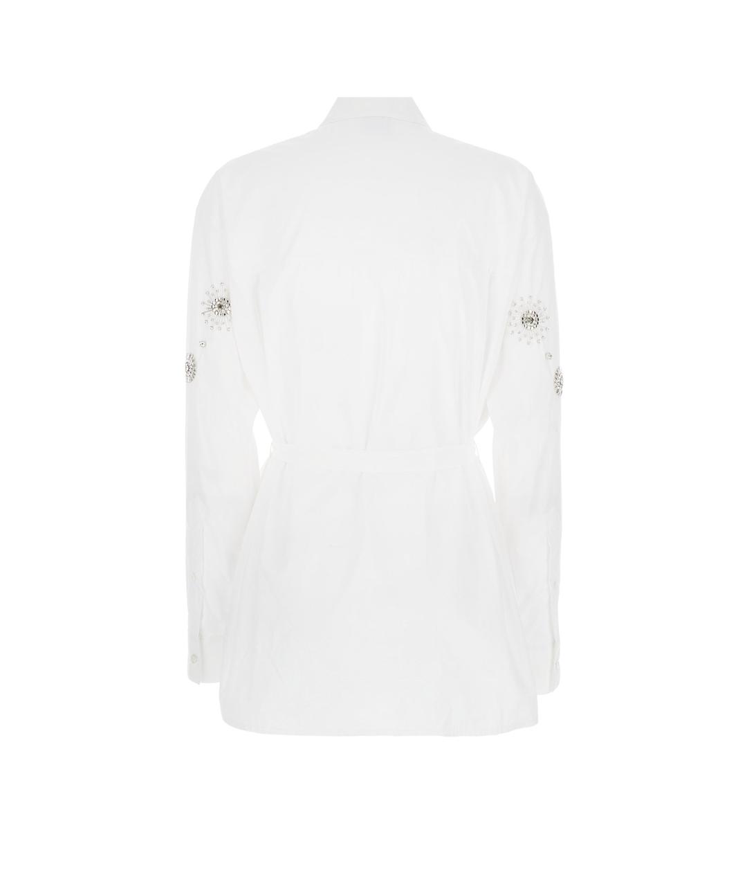 PINKO Белая хлопковая рубашка, фото 2