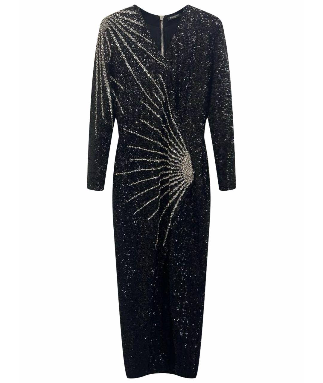 BALMAIN Черное вечернее платье, фото 1