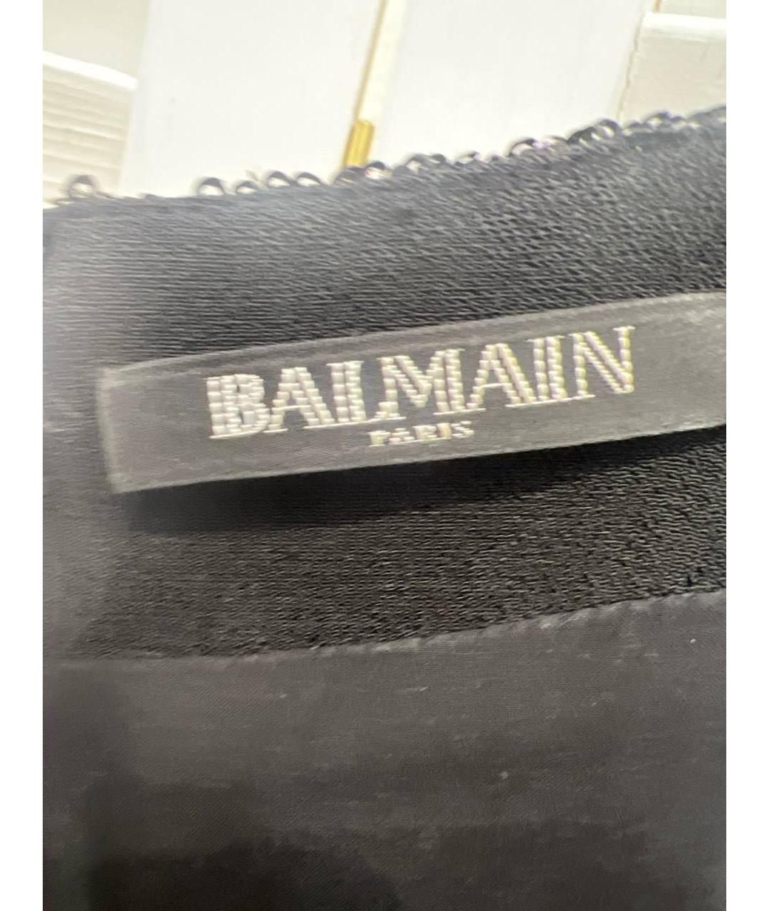 BALMAIN Черное вечернее платье, фото 5