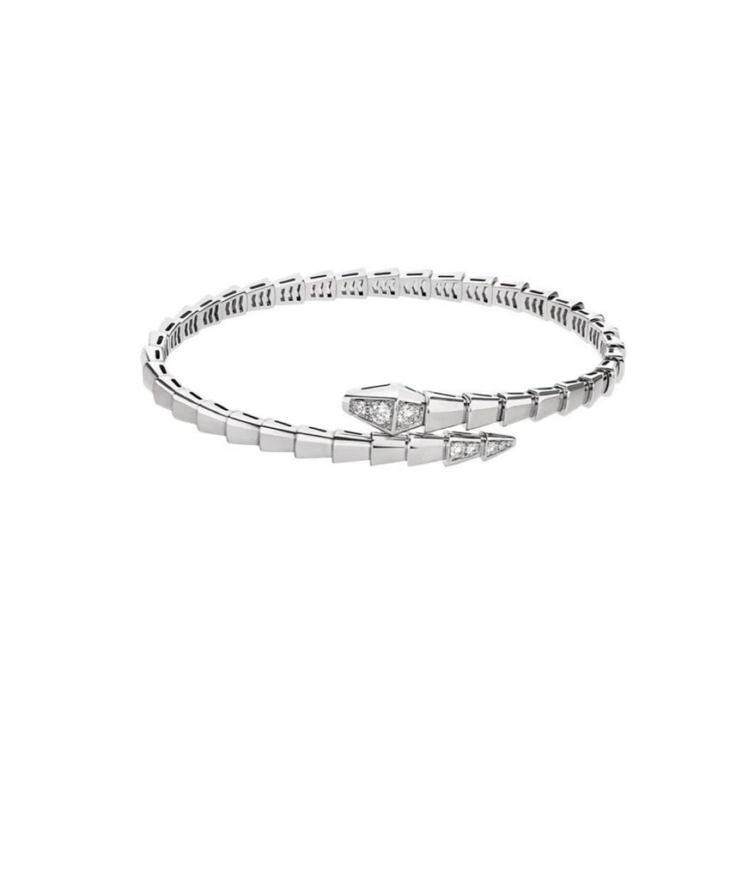 BVLGARI Серебрянный браслет из белого золота, фото 2