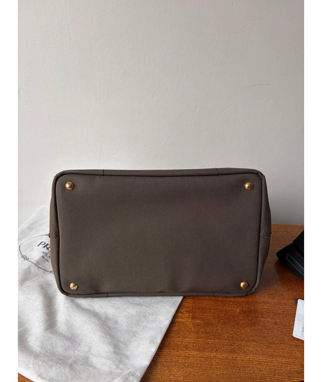 PRADA Хаки сумка тоут, фото 5