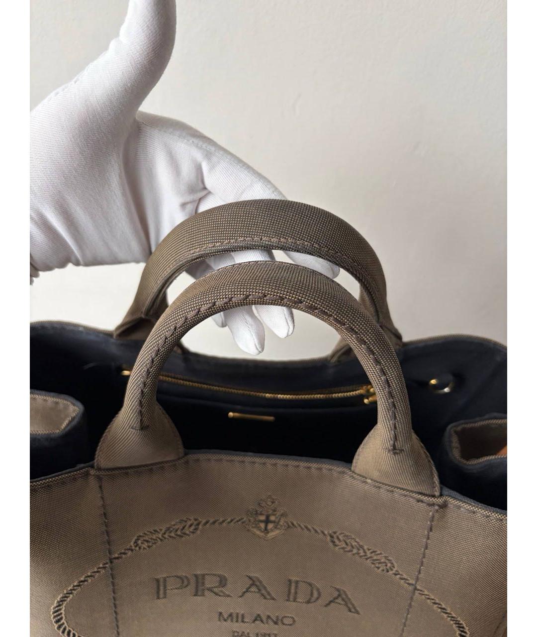 PRADA Хаки сумка тоут, фото 7