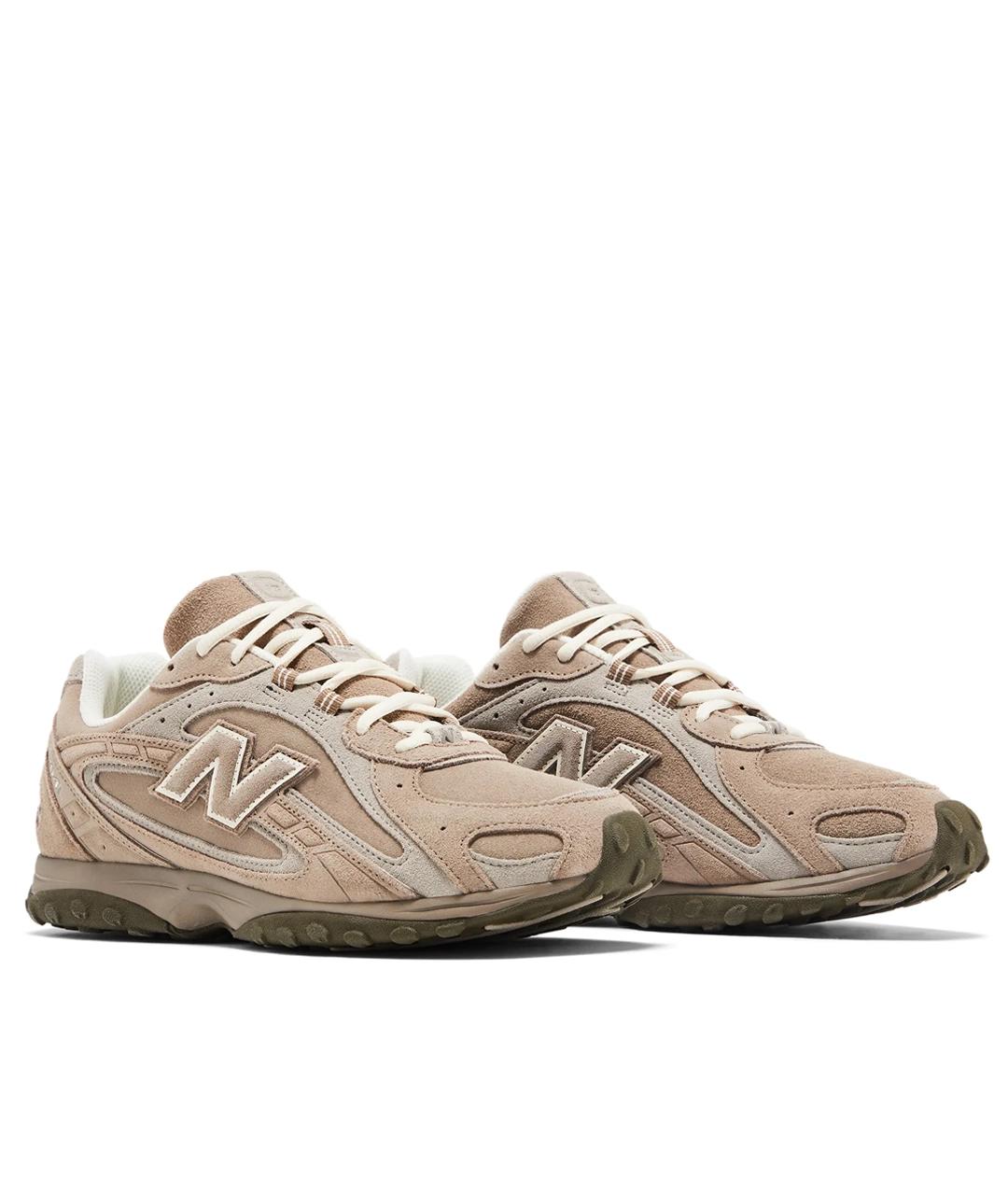 NEW BALANCE Коричневые замшевые кроссовки, фото 2