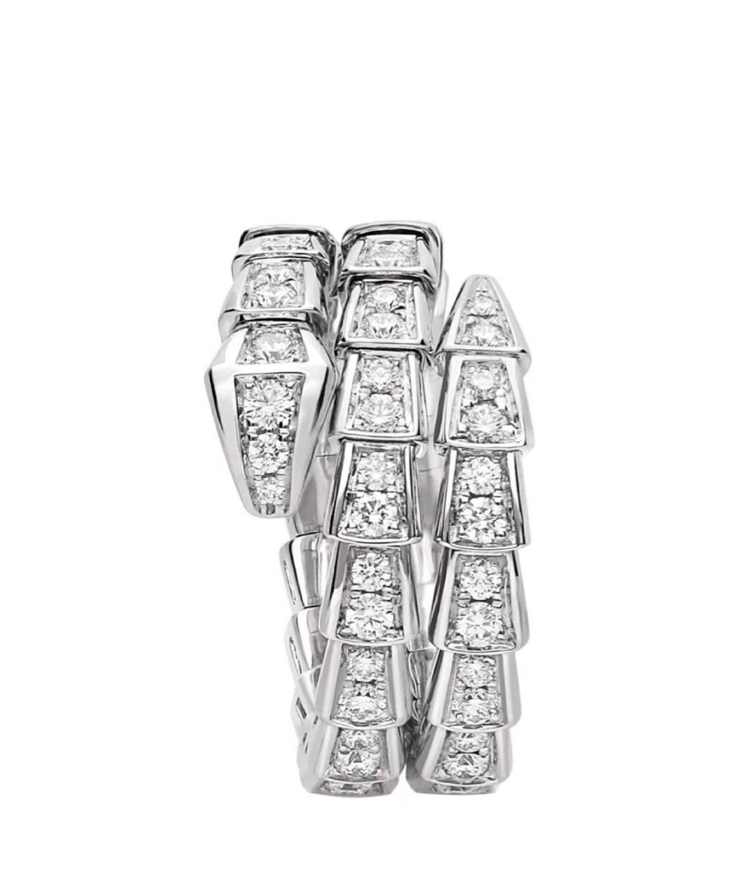 BVLGARI Серебряное кольцо из белого золота, фото 1