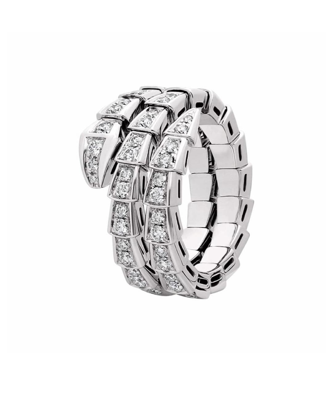 BVLGARI Серебряное кольцо из белого золота, фото 2