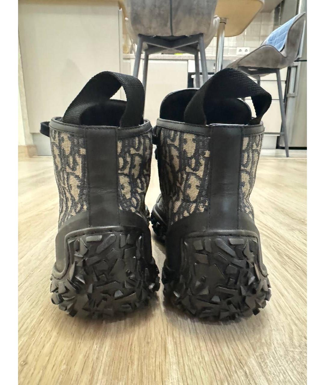 CHRISTIAN DIOR Черные высокие кроссовки / кеды, фото 4