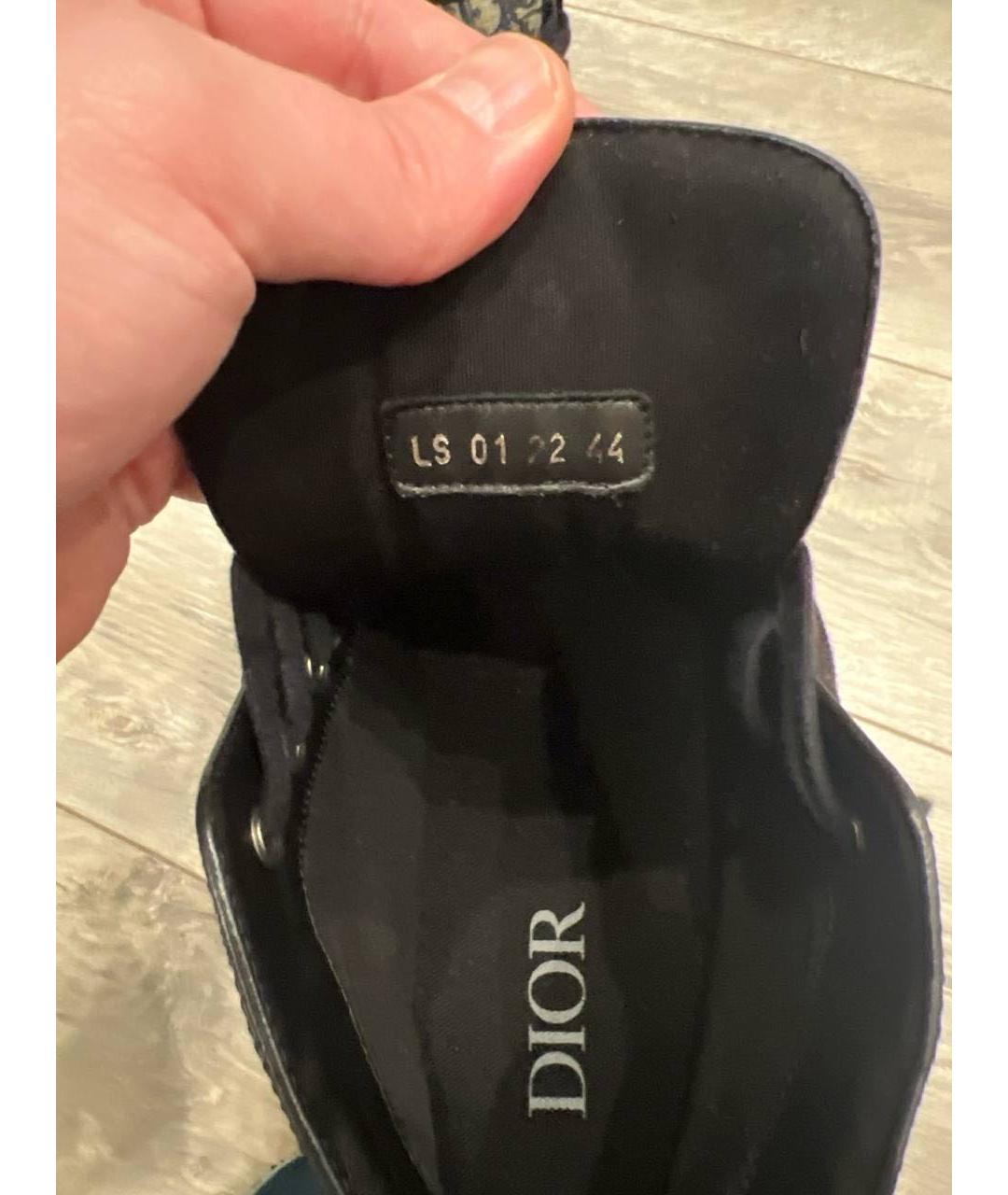 CHRISTIAN DIOR Черные высокие кроссовки / кеды, фото 5