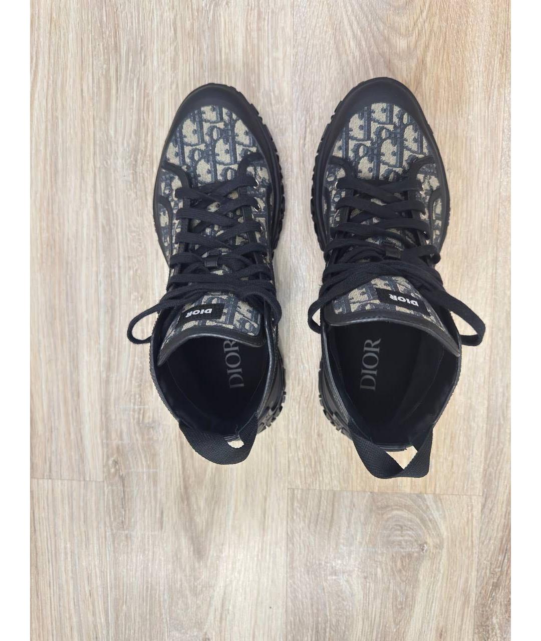 CHRISTIAN DIOR Черные высокие кроссовки / кеды, фото 3
