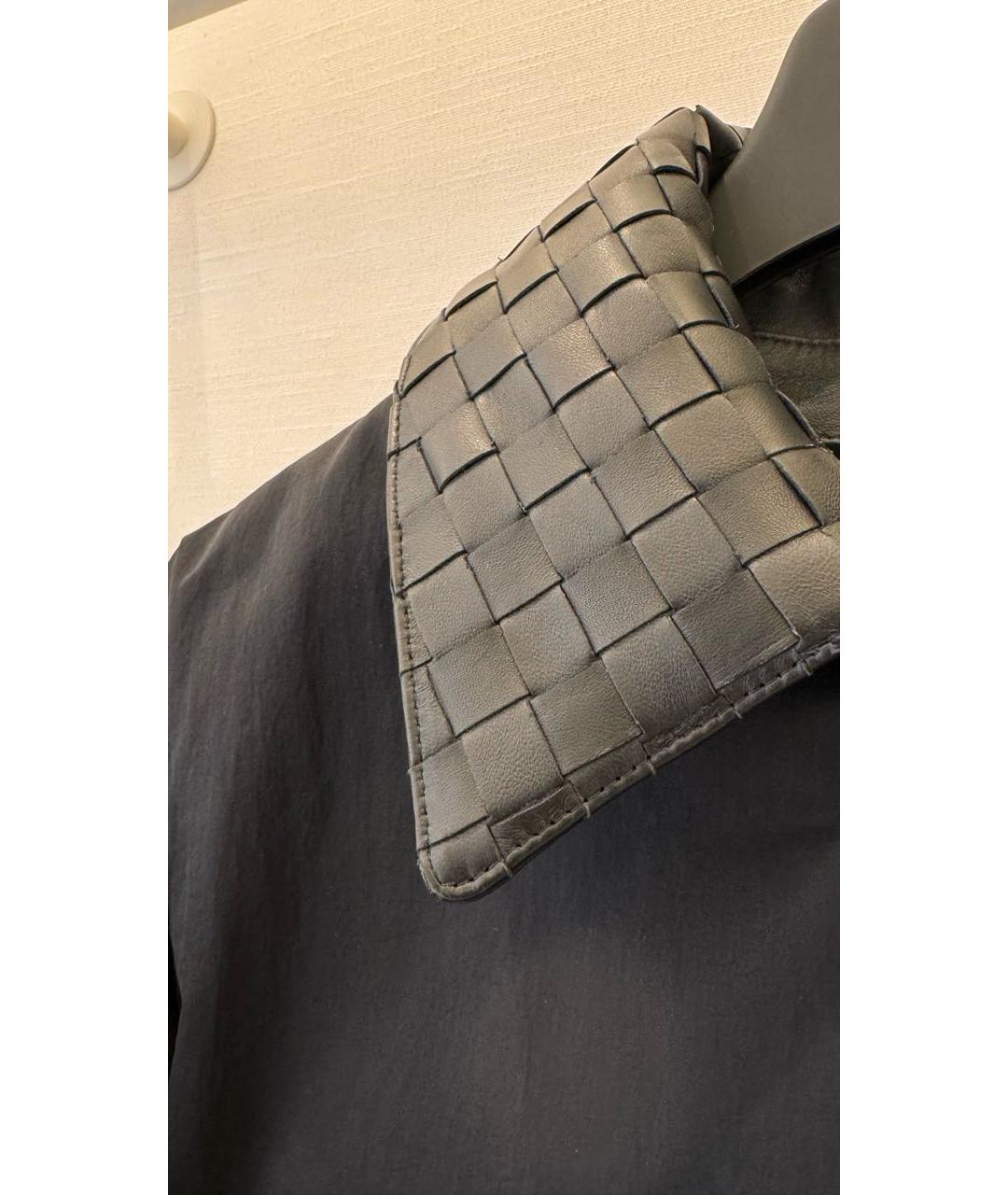 BOTTEGA VENETA Темно-синяя полиамидовая куртка, фото 4