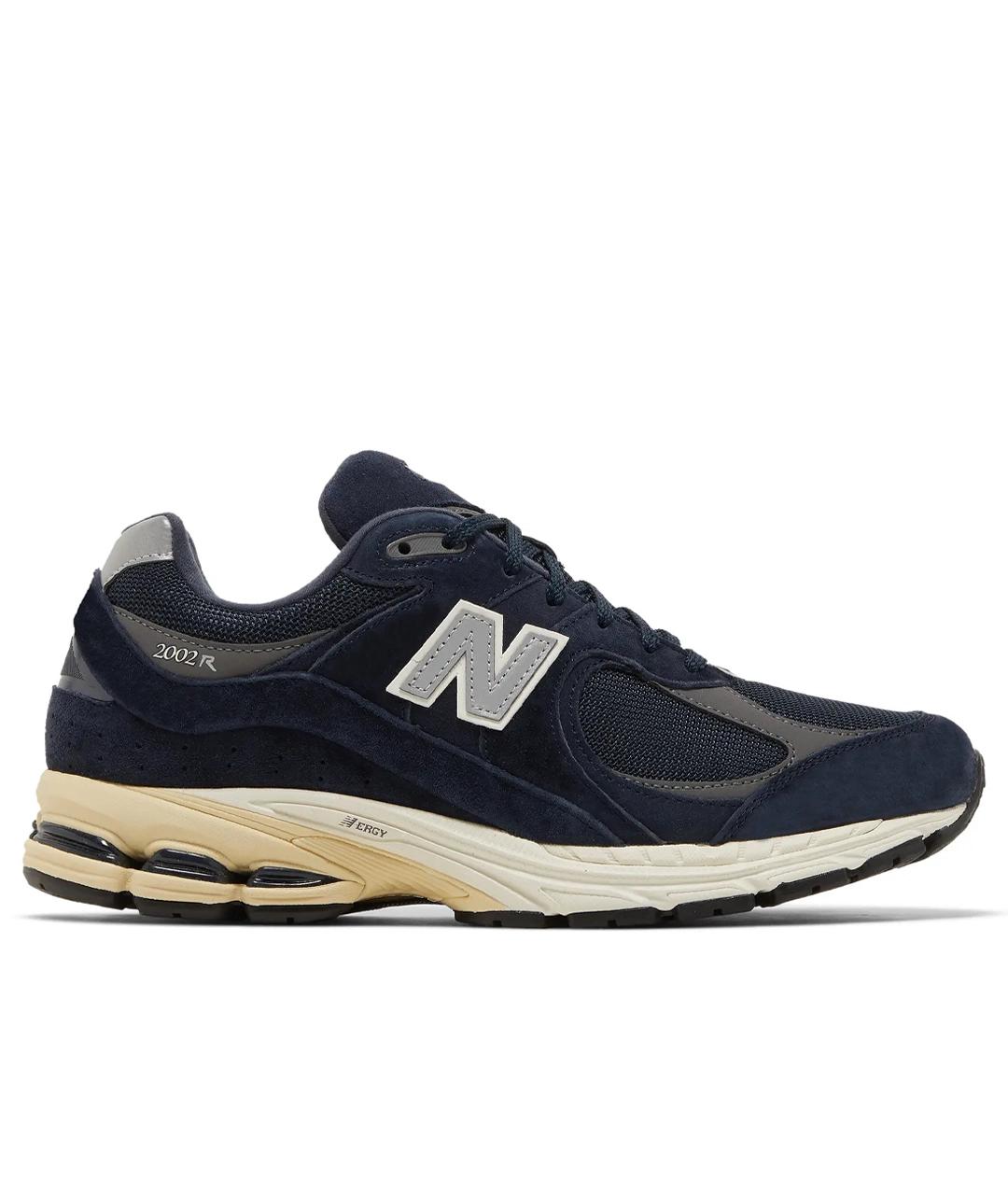 NEW BALANCE Синие кожаные кроссовки, фото 1