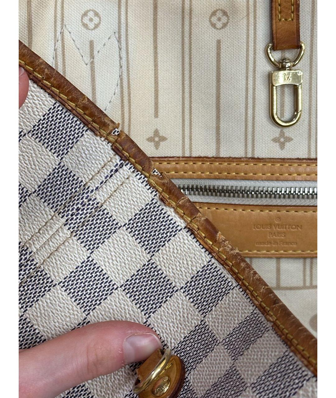 LOUIS VUITTON Бежевая сумка тоут, фото 6