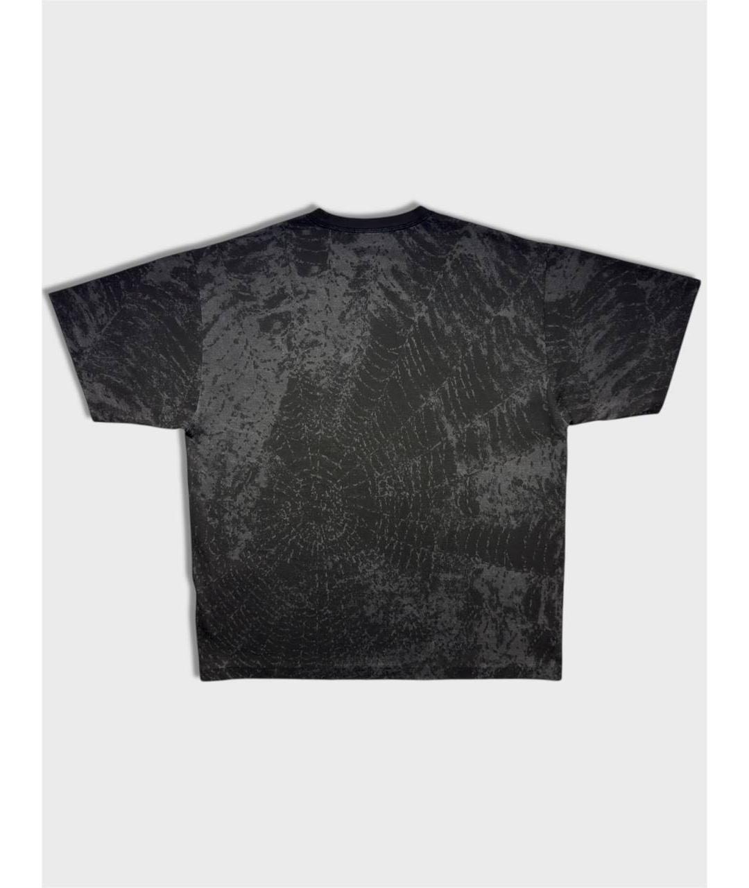 STONE ISLAND Черная хлопковая футболка, фото 2