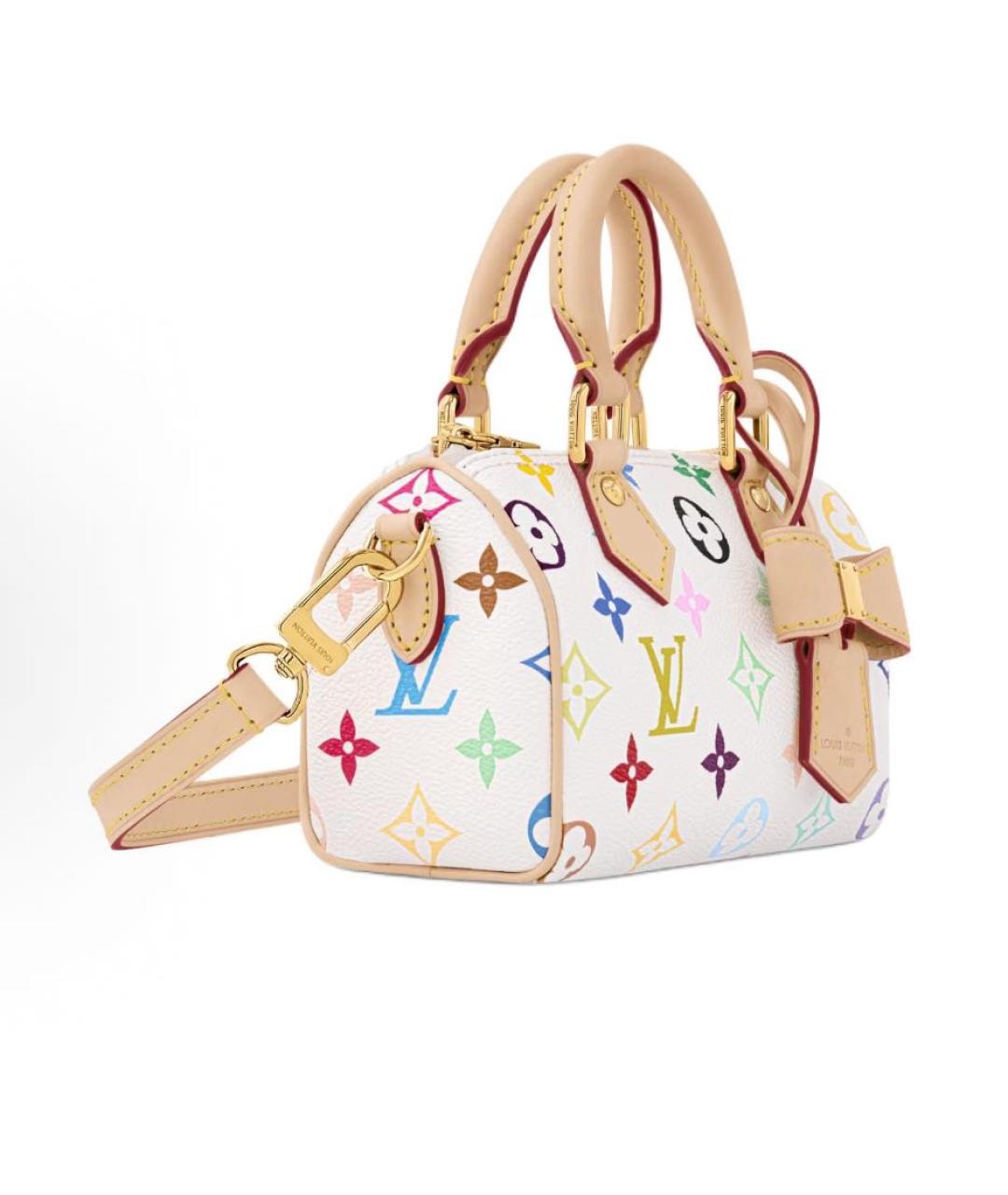 LOUIS VUITTON Кожаная сумка с короткими ручками, фото 3