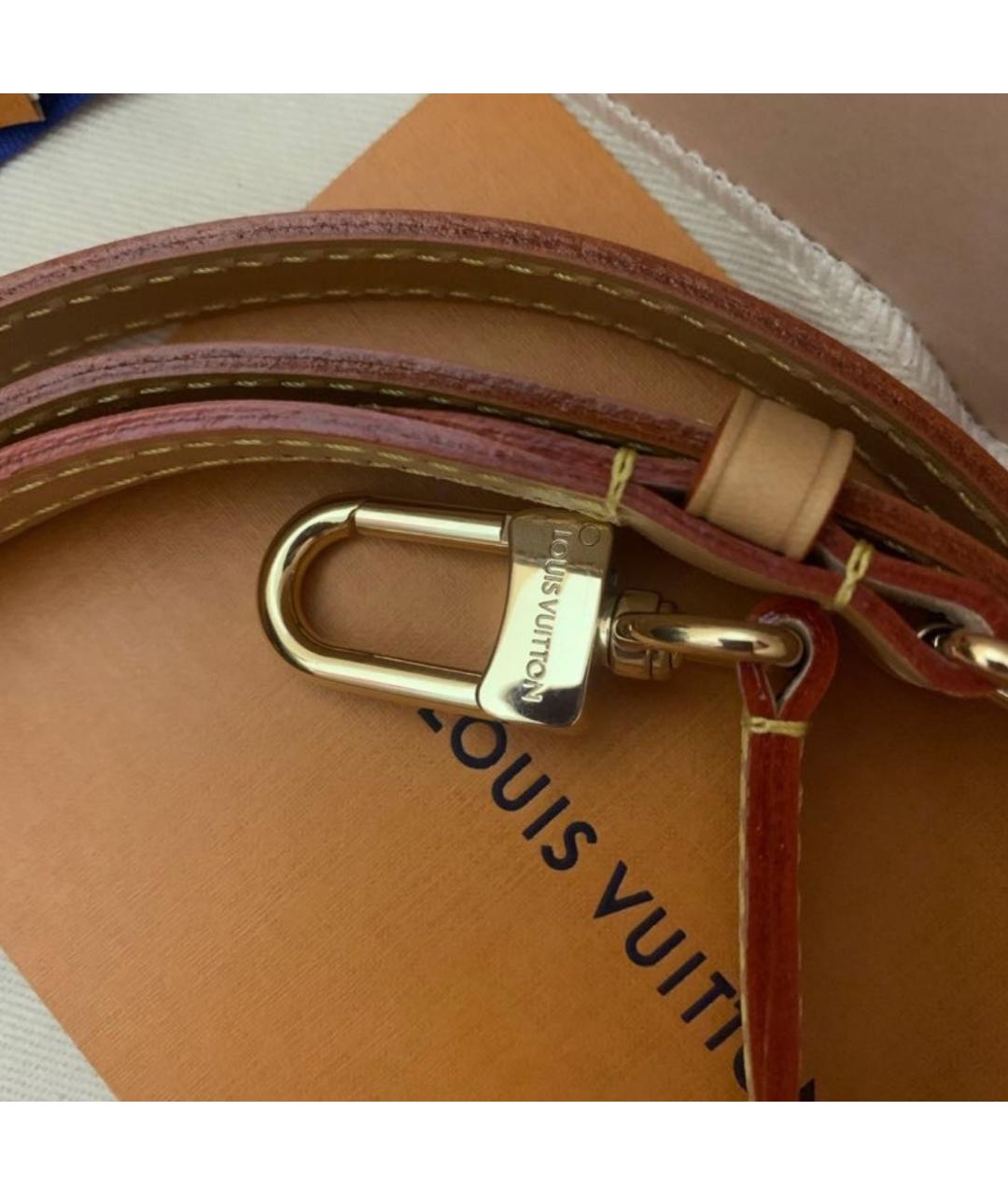 LOUIS VUITTON Коричневая сумка с короткими ручками, фото 2