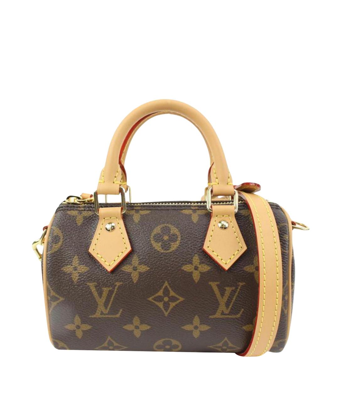 LOUIS VUITTON Коричневая сумка с короткими ручками, фото 1