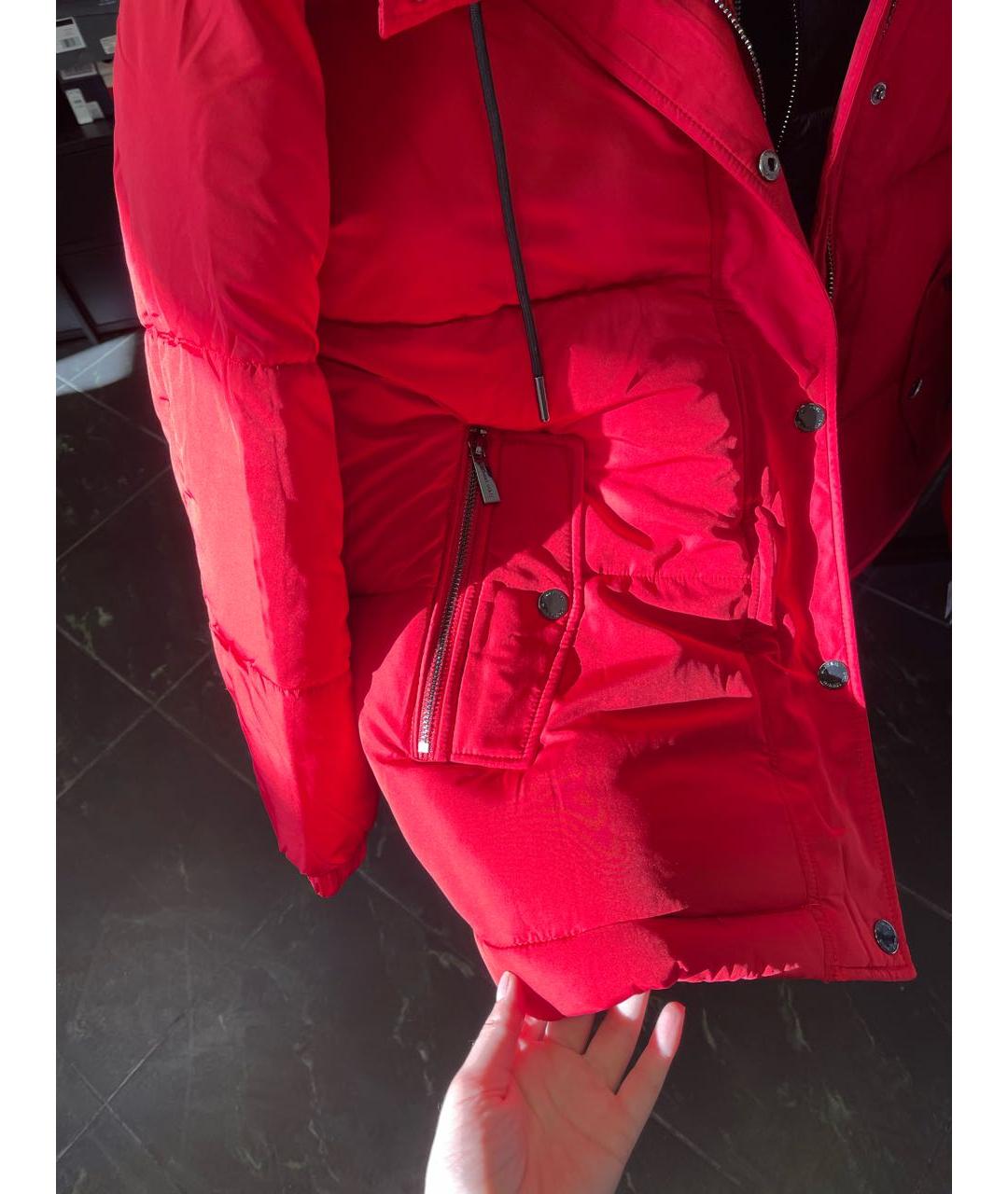 MICHAEL KORS Красная полиэстеровая куртка, фото 7