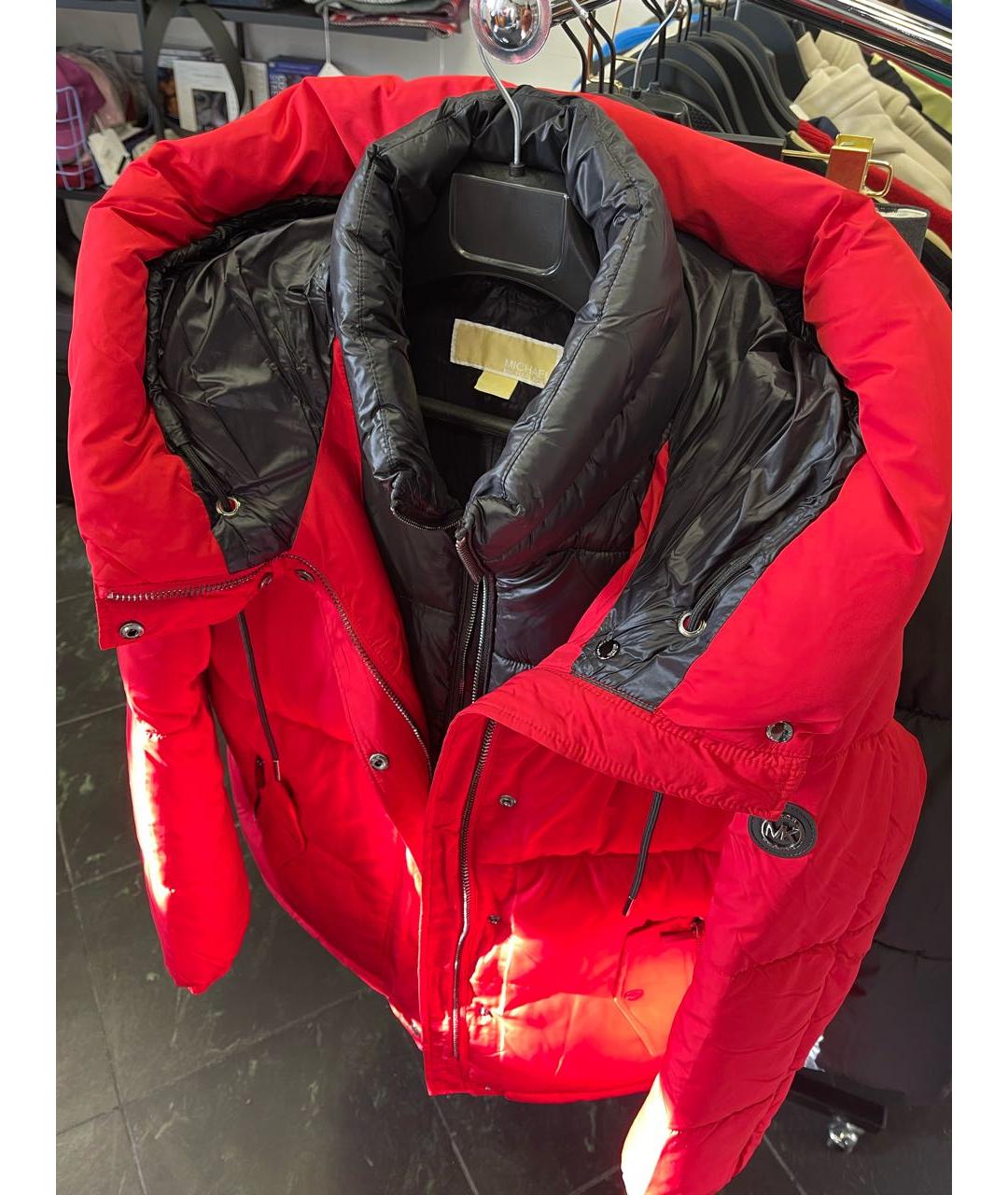 MICHAEL KORS Красная полиэстеровая куртка, фото 4