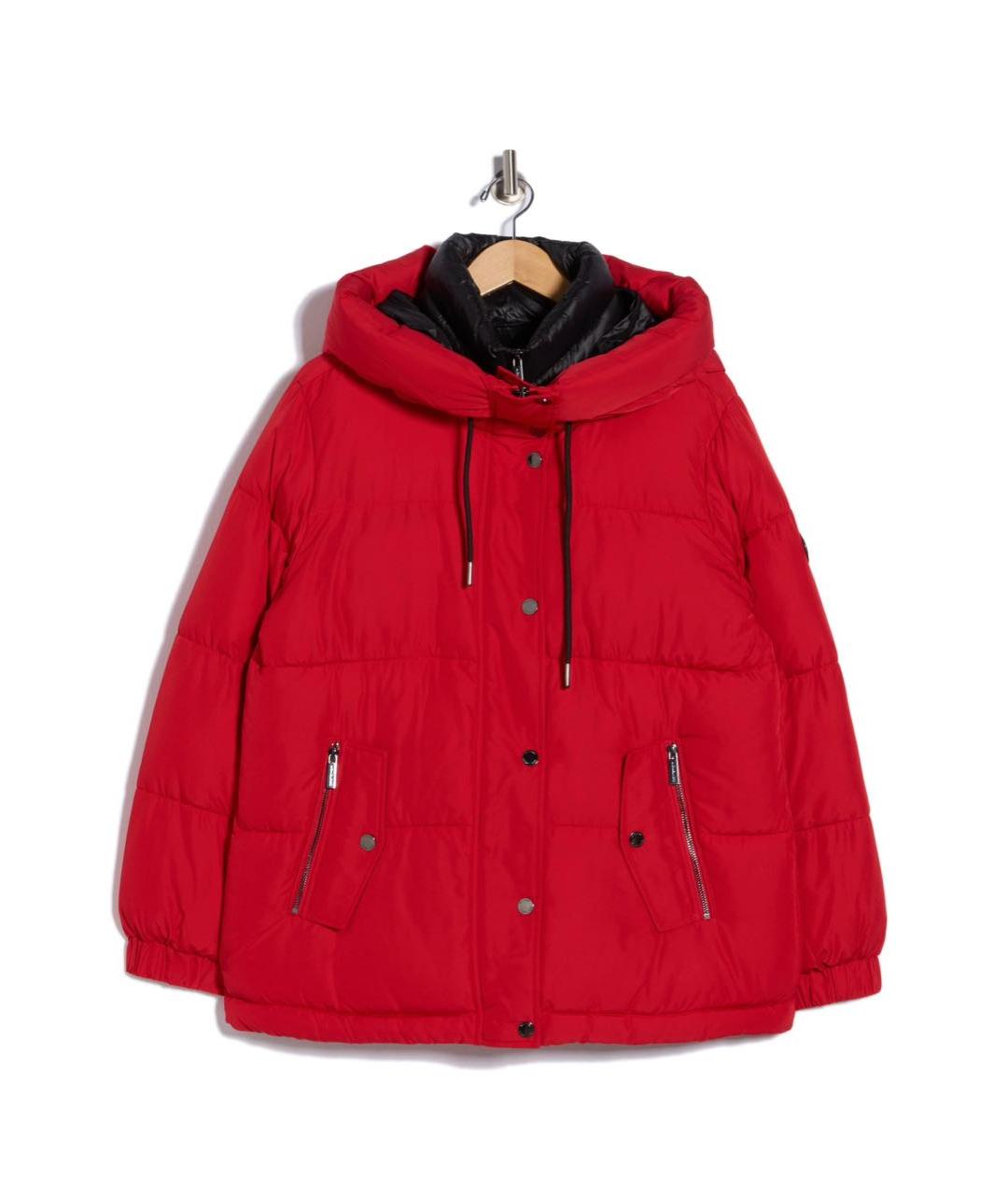MICHAEL KORS Красная полиэстеровая куртка, фото 9