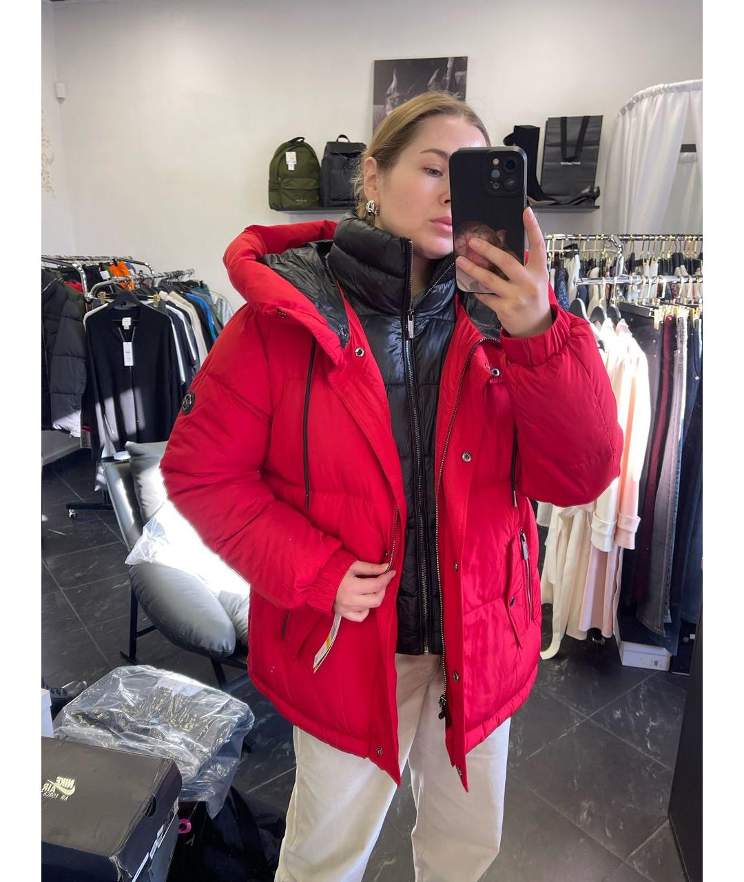 MICHAEL KORS Красная полиэстеровая куртка, фото 6