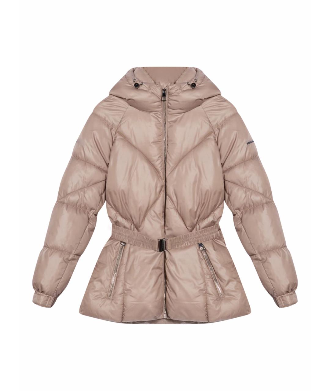 BCBG MAXAZRIA Бежевая полиэстеровая куртка, фото 1