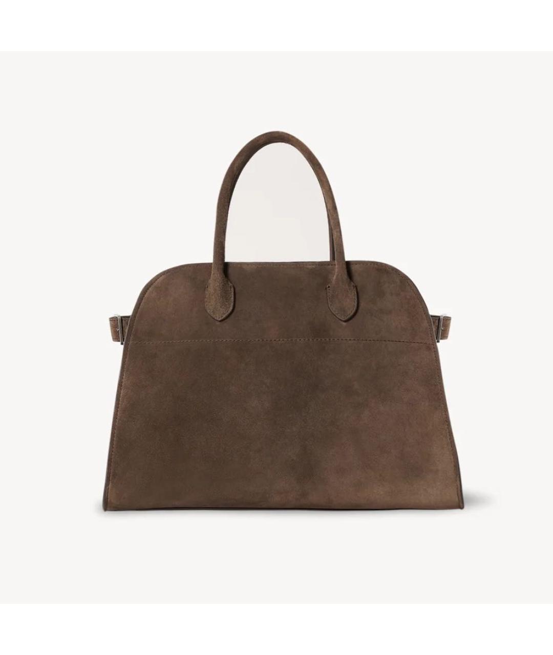 THE ROW Коричневая замшевая сумка тоут, фото 4