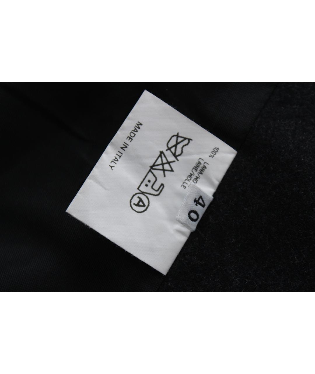 LORO PIANA Серая шерстяная юбка макси, фото 8