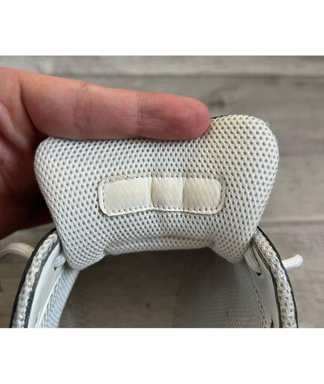 VALENTINO Серые текстильные низкие кроссовки / кеды, фото 8