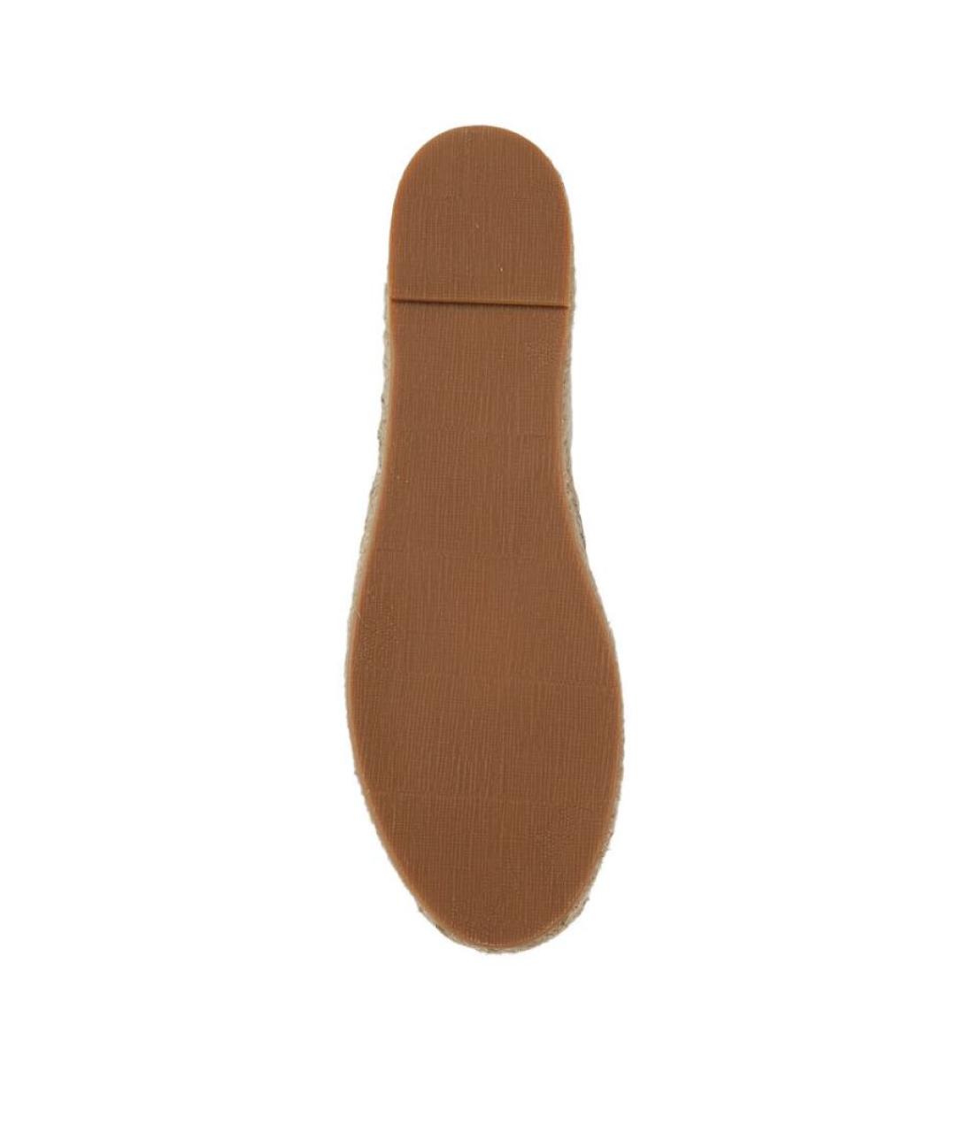 BRUNELLO CUCINELLI Бежевые замшевые эспадрильи, фото 2